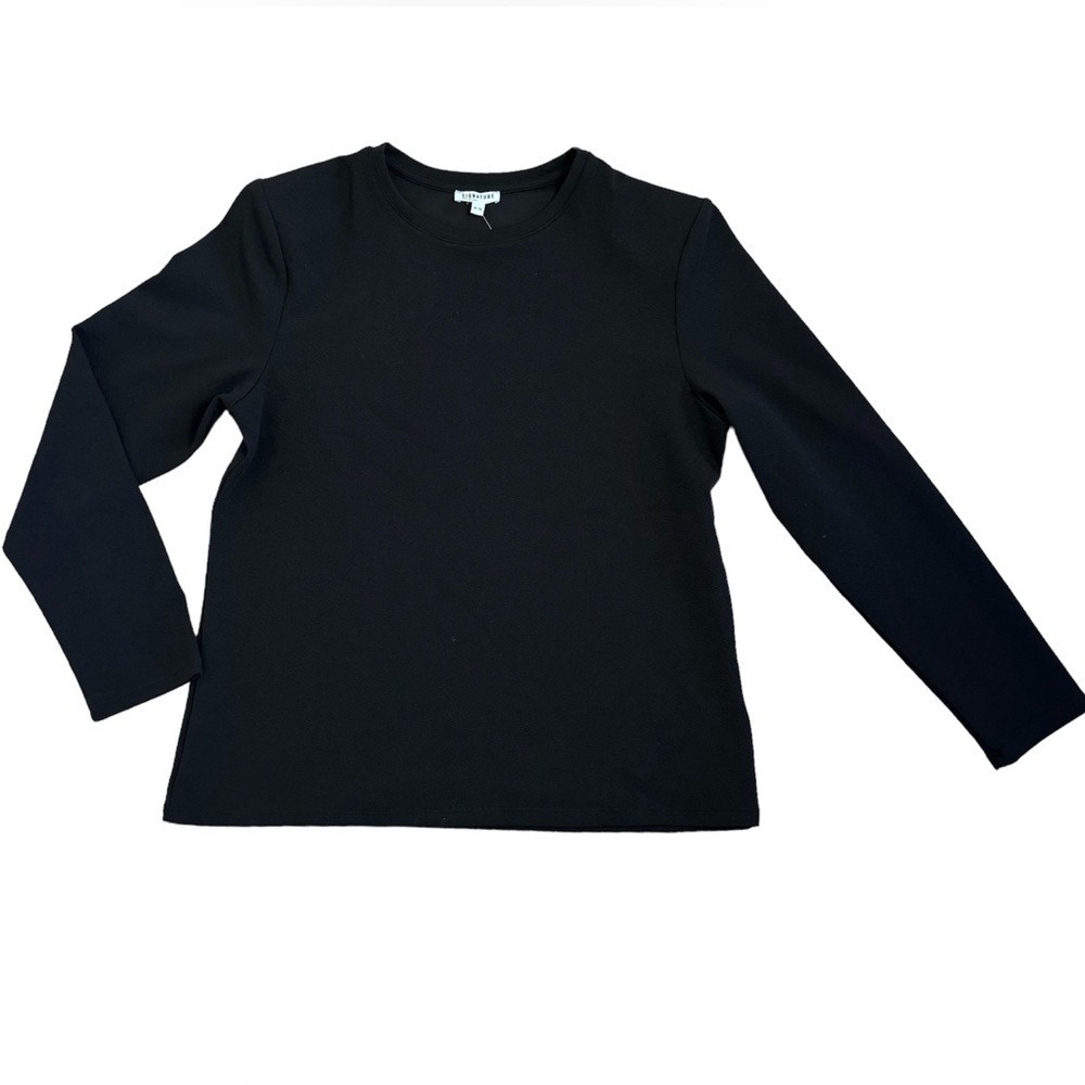 Reitman’s Signature Black Long Sleeves Round Neck Structured top XL